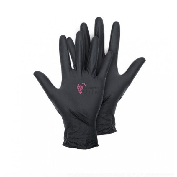Manusi din nitril negre PROFENCE, nesterile, marimea M, 100 buc